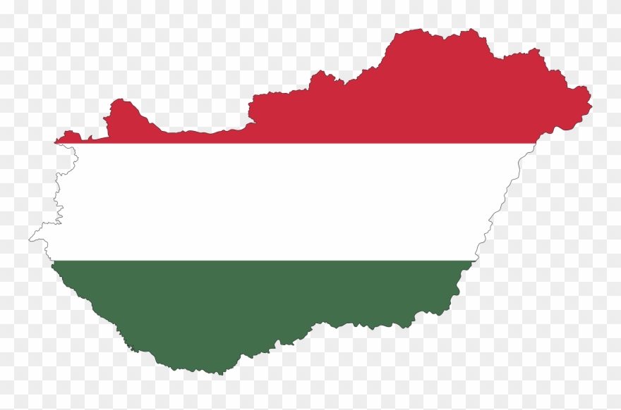 Hungary Flag Png Transparent Images - Hungary Flag Map Clipart
