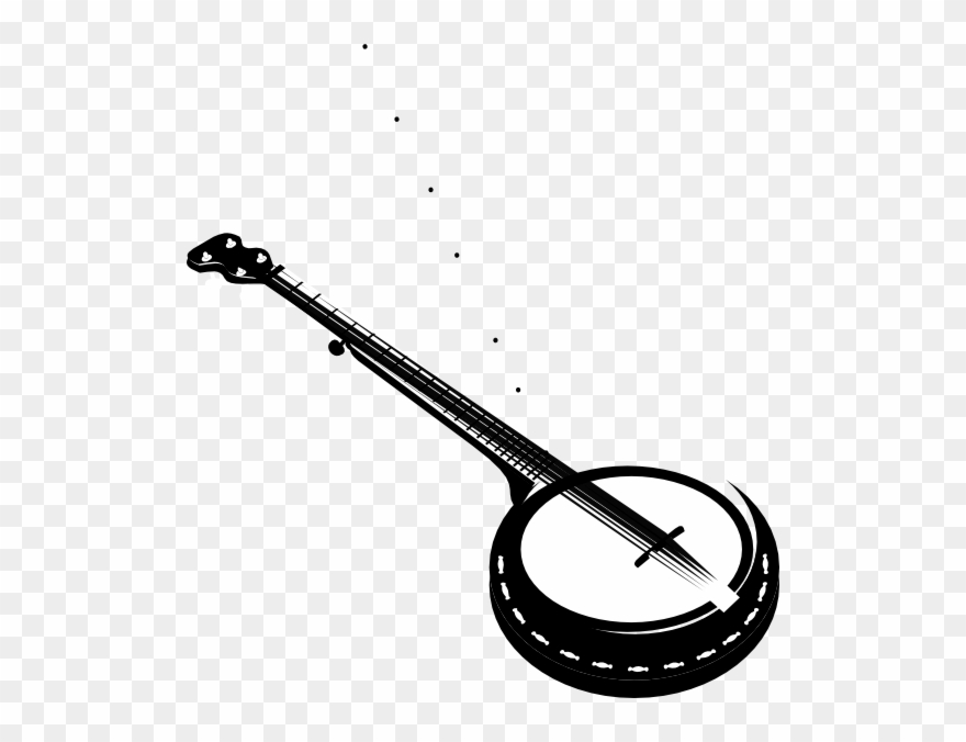Banner Library Stock Banjo Clipart Crossed - Bluegrass Bluegrass Instruments Banjo Clipart - Png Download