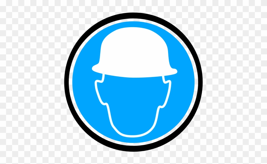 Free Hard Hat Sign - Hard Hat Sign Vector Clipart