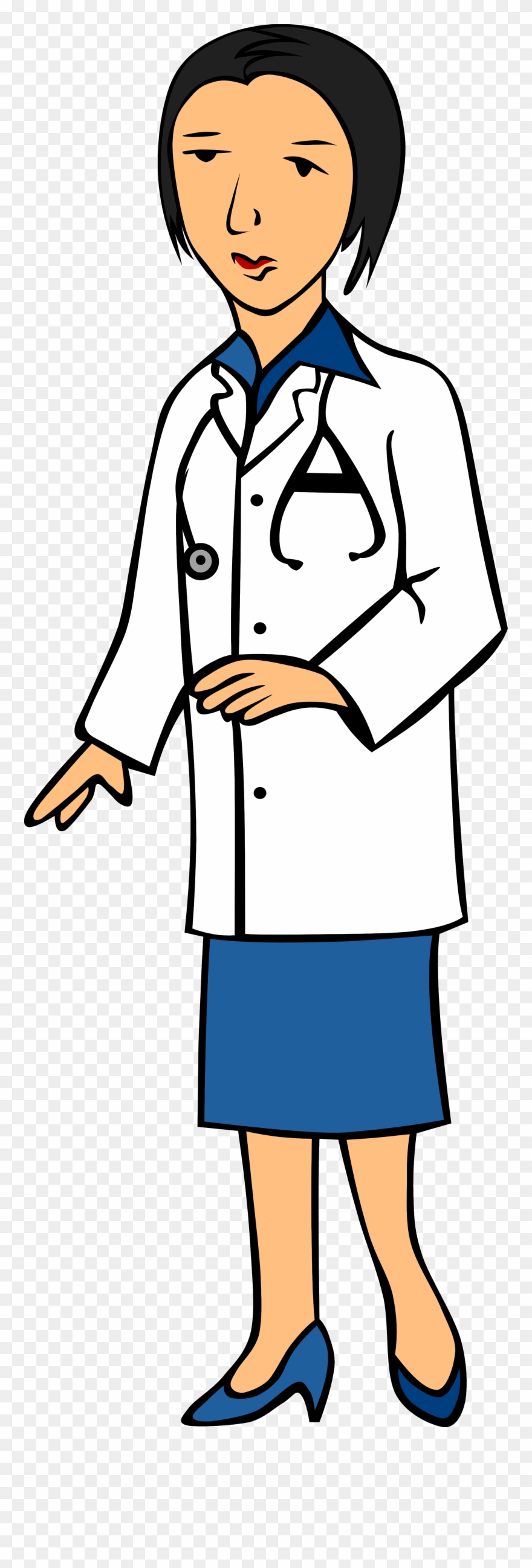 Mean Nurse Clipart - Doctor Clip Art - Png Download