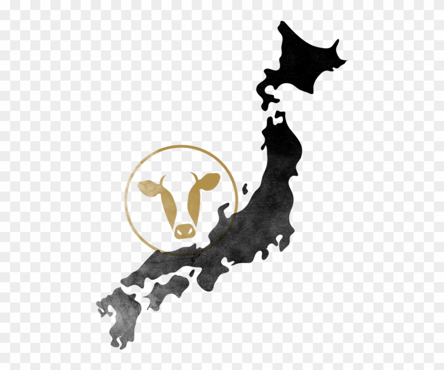 Japanese Wagyu - Japan Map Vector Png Clipart
