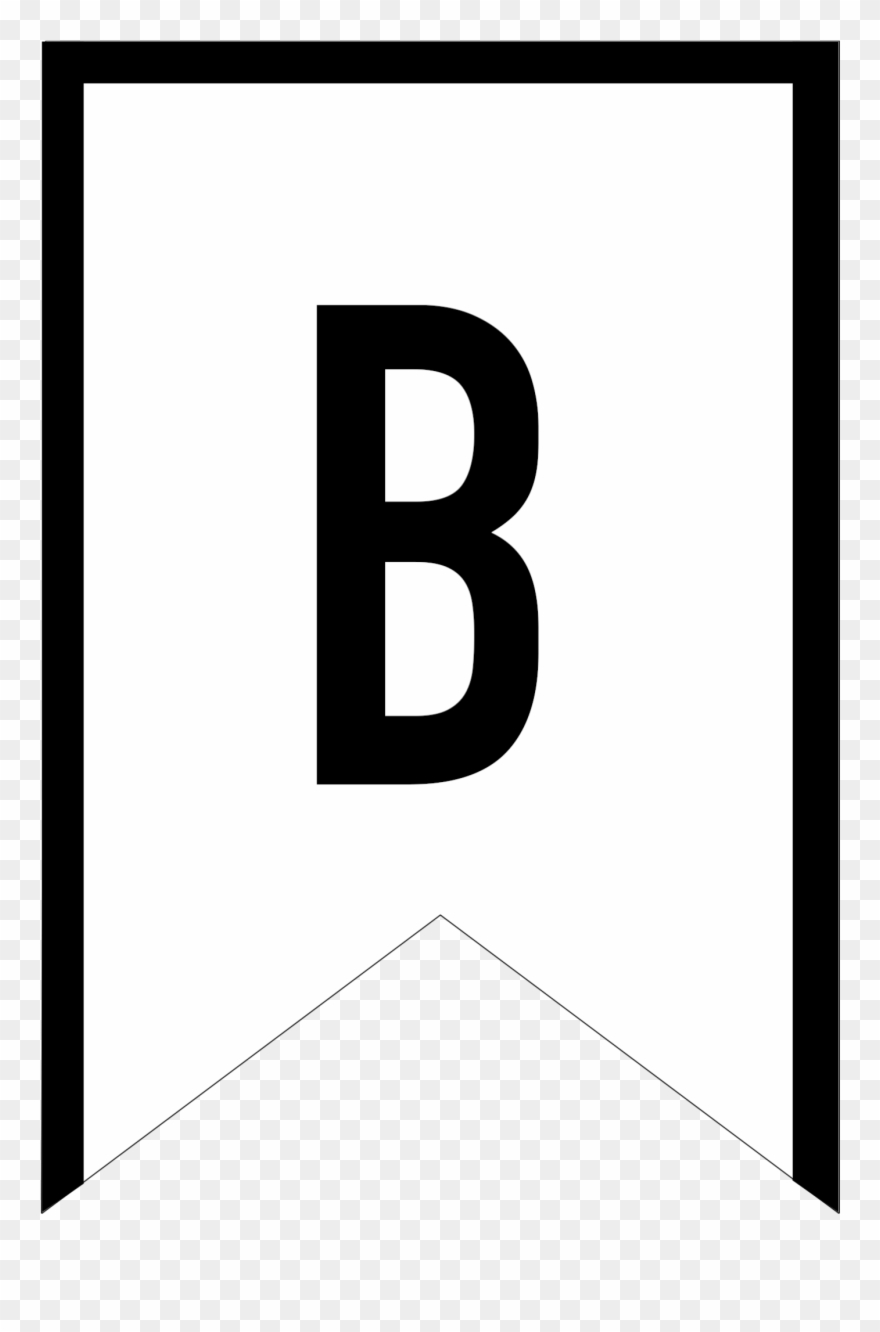 Click The Following Links To Print The Banner Templates - Printable Letters For Banner O Clipart