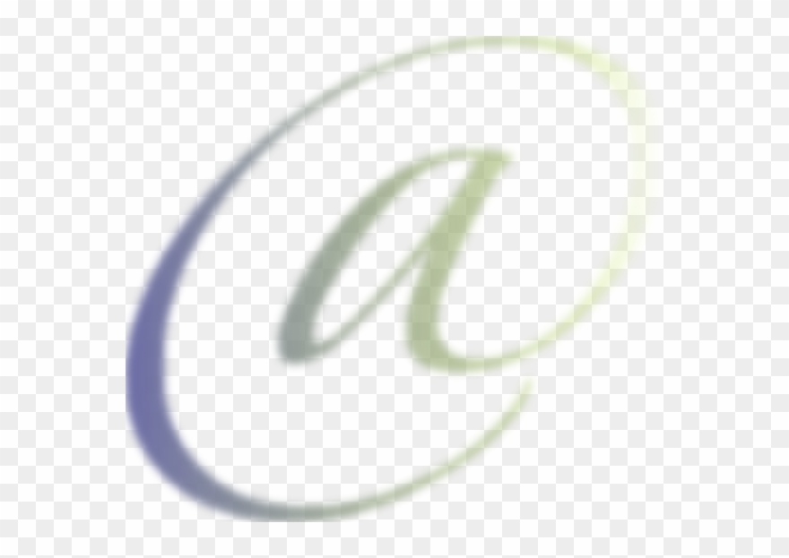 Free Vector Email At Sign Decorative Clip Art - Clip Art - Png Download
