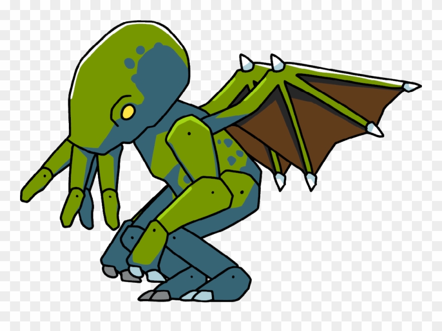 Chimera Clipart Scribblenauts - Cthulhu Scribblenauts - Png Download