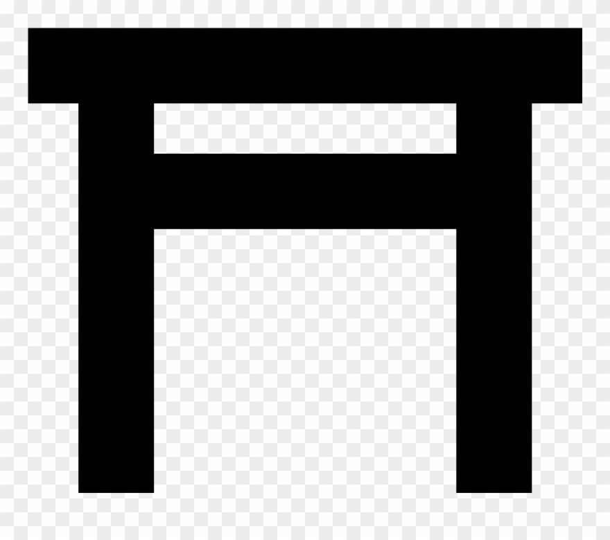 Japan Clipart Shrine Japanese - Shrine Symbol Png Transparent Png