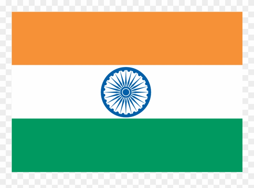 Indian Flag Clip Art - Flag Of India - Png Download