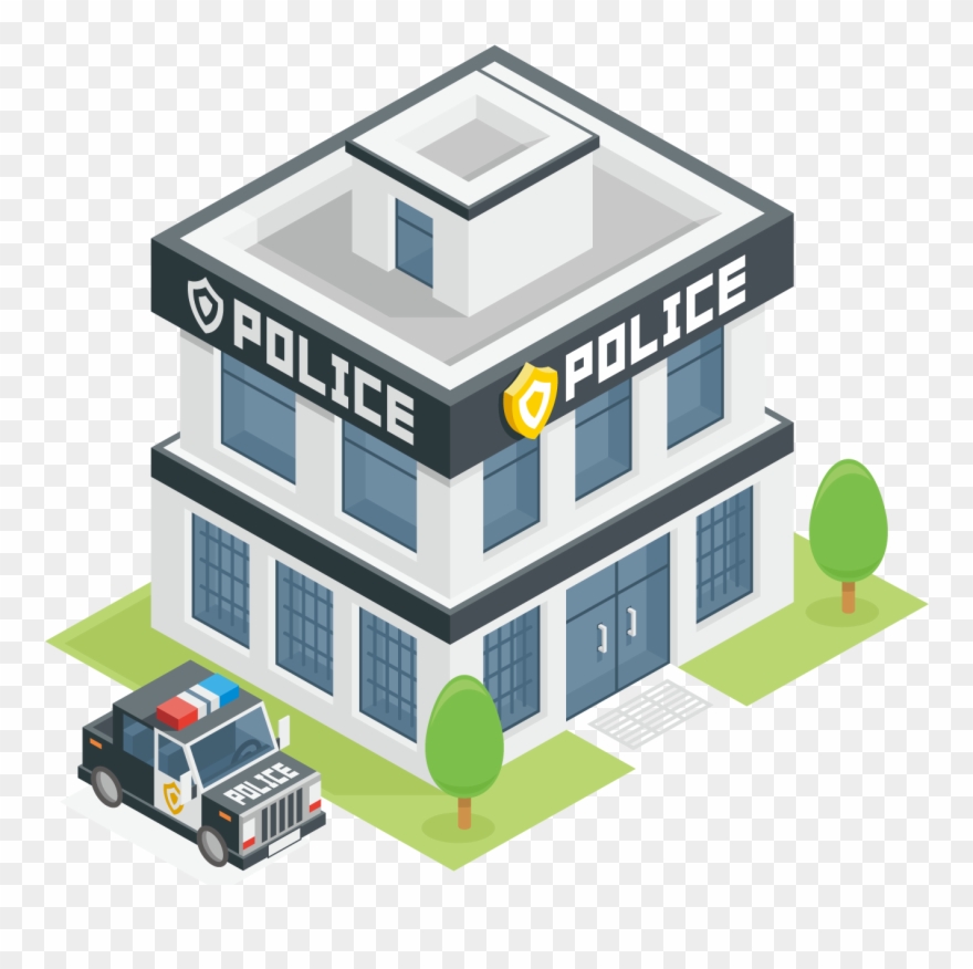 Image Freeuse Stock Police Station Officer Clip Art - Police Department Clipart - Png Download