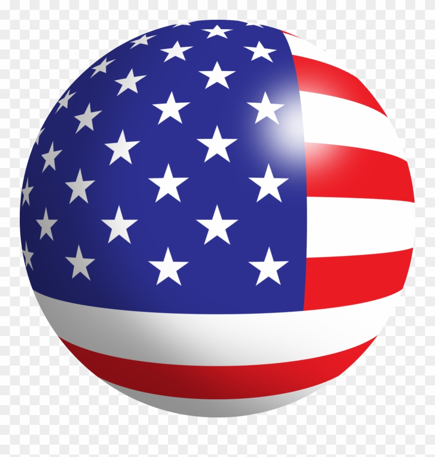 Real Estate Investment Clipart Veterans Day - United States Flag Icon - Png Download