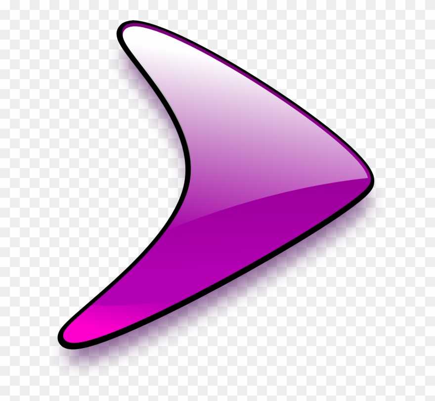 Glossy Right Arrow - Cool Bullet Points Png Clipart
