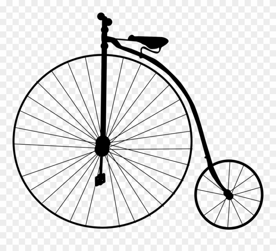 Free Vector Graphics On Pixabay Old Bicycle, Free Images, - Bicycle Clip Art - Png Download