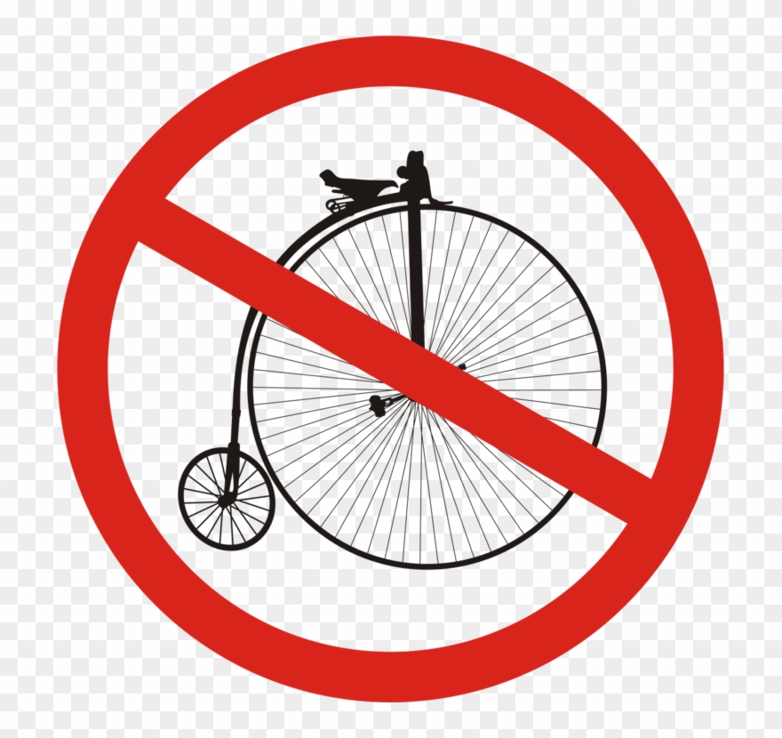 Penny-farthing Bicycle Cycling - No Plastic Bags Png Clipart