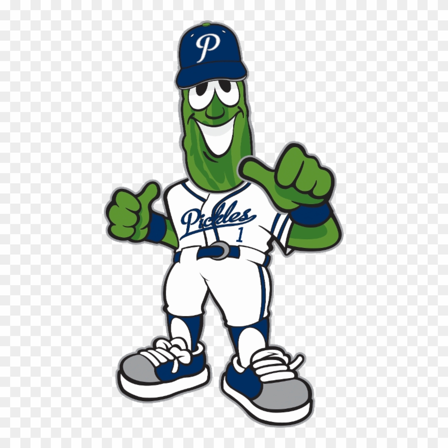 Pickle Clipart Pixel Art - Portland Pickles Mascot - Png Download