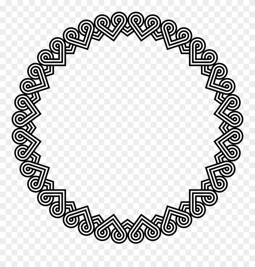 Big Image - Clipart Black And White Frame Border - Png Download