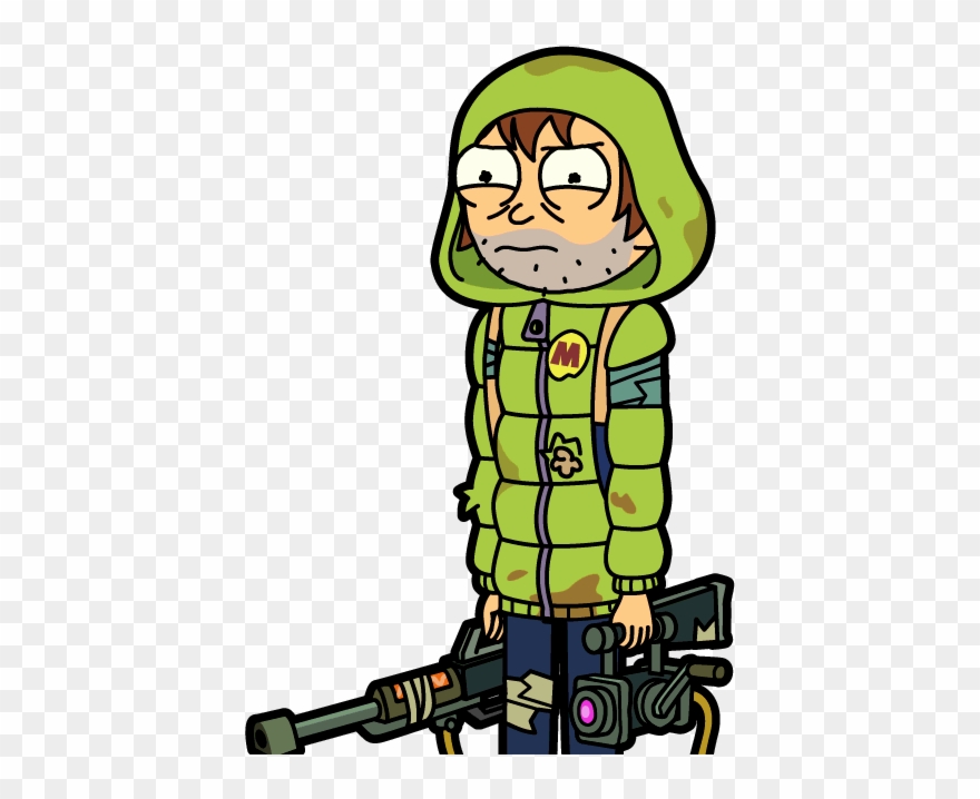 Survivalist Morty Pocketmortys - Pocket Mortys Morty Clipart