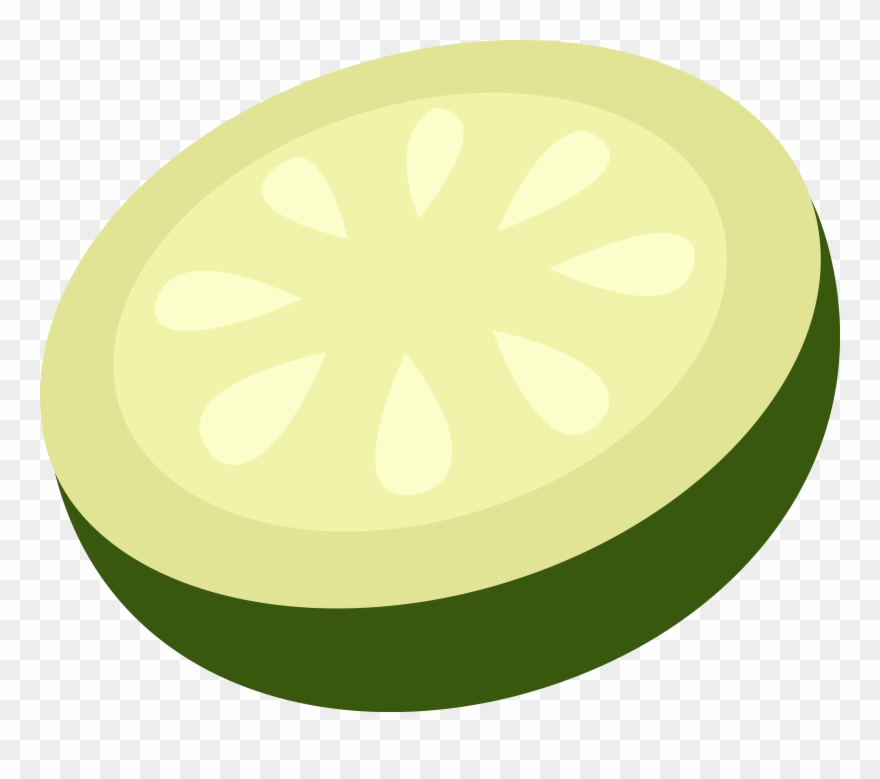 Cucumber Slice Vector Art Free Clip Clipart - Cucumber Slices Vector Png Transparent Png