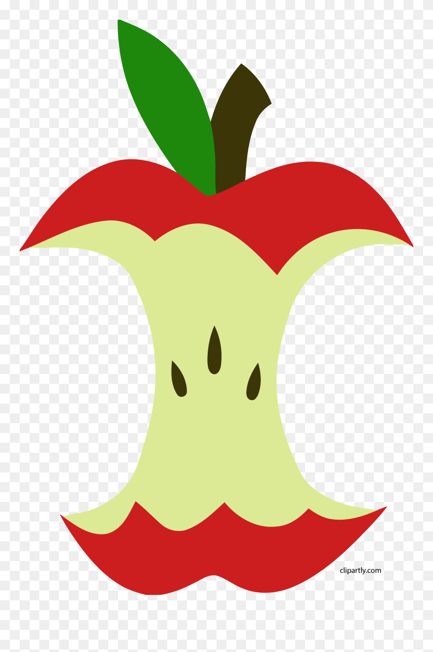 Apple Core Cutie Mark Request By The - Apple Core Clipart - Png Download