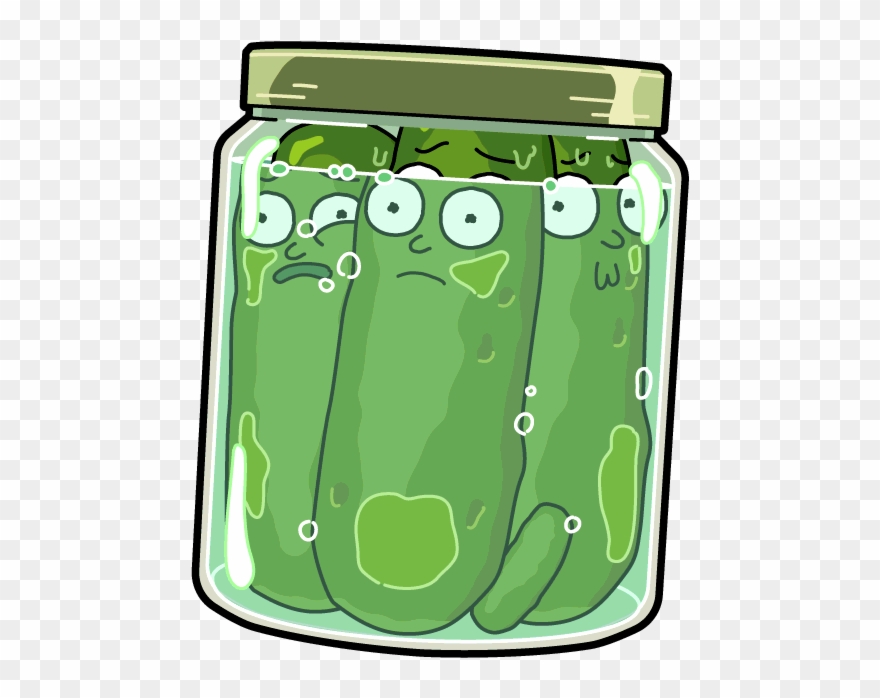 Pickle Clipart Full Jar - Pocket Mortys Pickle Morty - Png Download