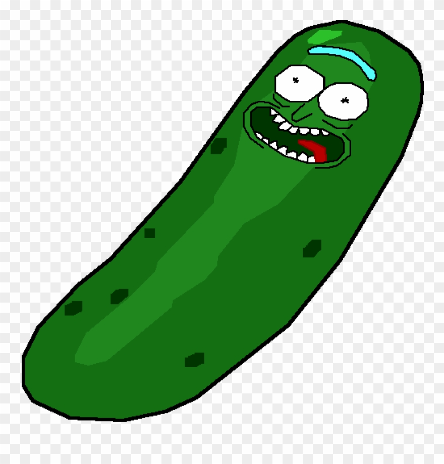 Cucumber Clipart Pickle - Larry X Pickle Rick - Png Download