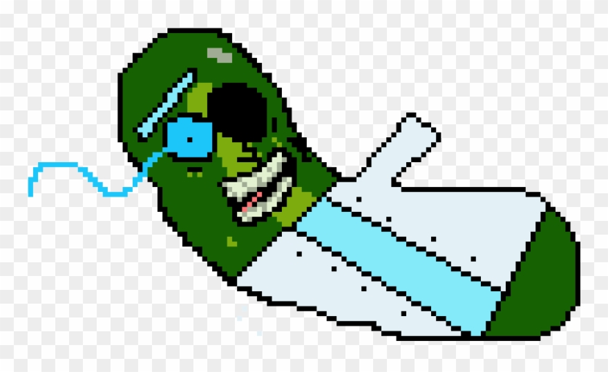 Pickles Clipart Pixel Art - Piramide De Base Cuadrada - Png Download