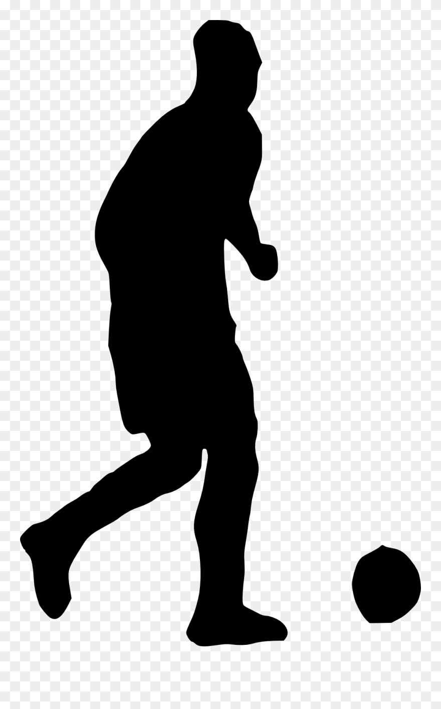 Football Player Silhouette Png - Portable Network Graphics Clipart
