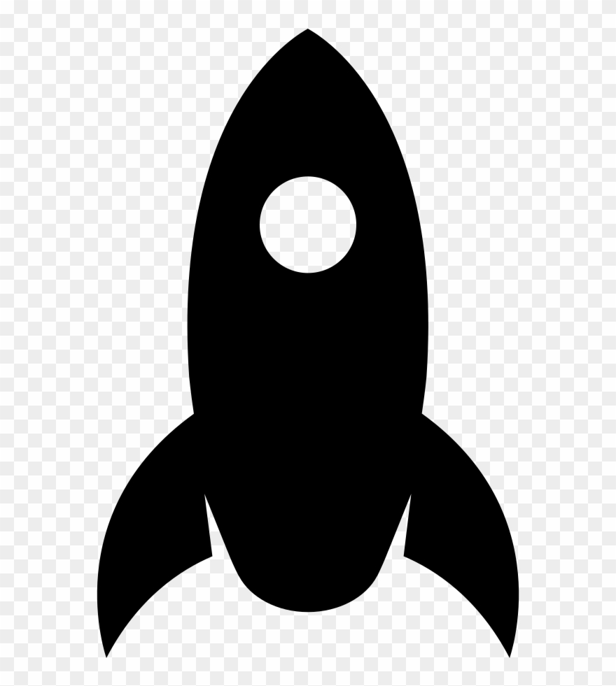 Rocket - Rocket Clip Art Black - Png Download