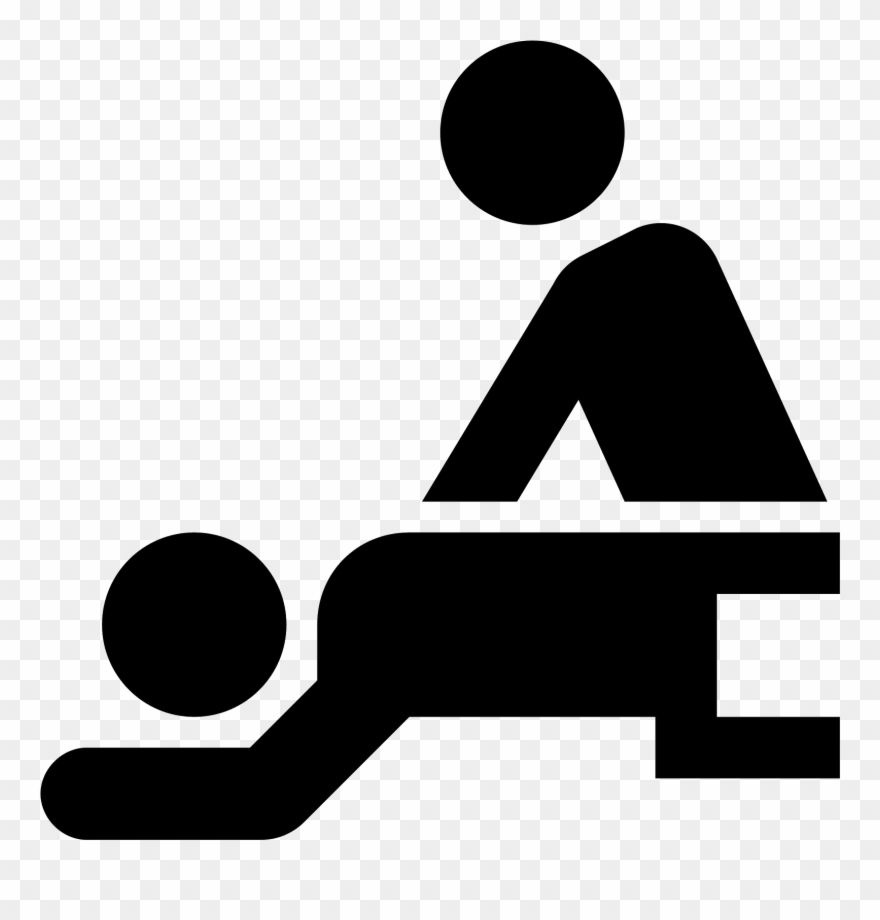 There Are Two People In The Image - Physical Therapy Clipart
