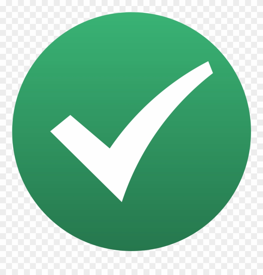 Green Check Mark Image 22, Buy Clip Art - Icon - Png Download