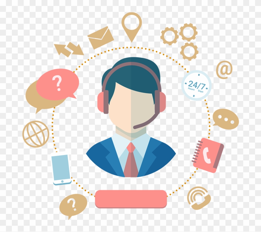 Space Science & Technology - Customer Service Clipart