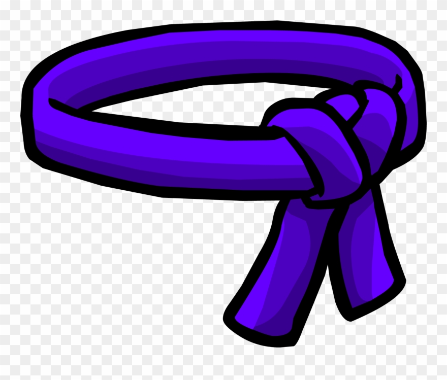 Purple Belt Club Penguin Clipart