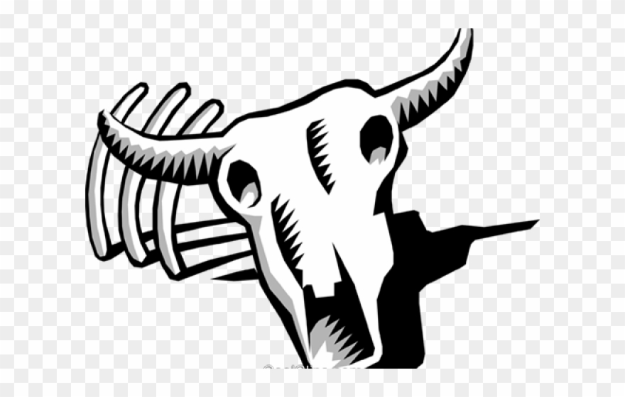 Cow Skull Clip Art - Png Download