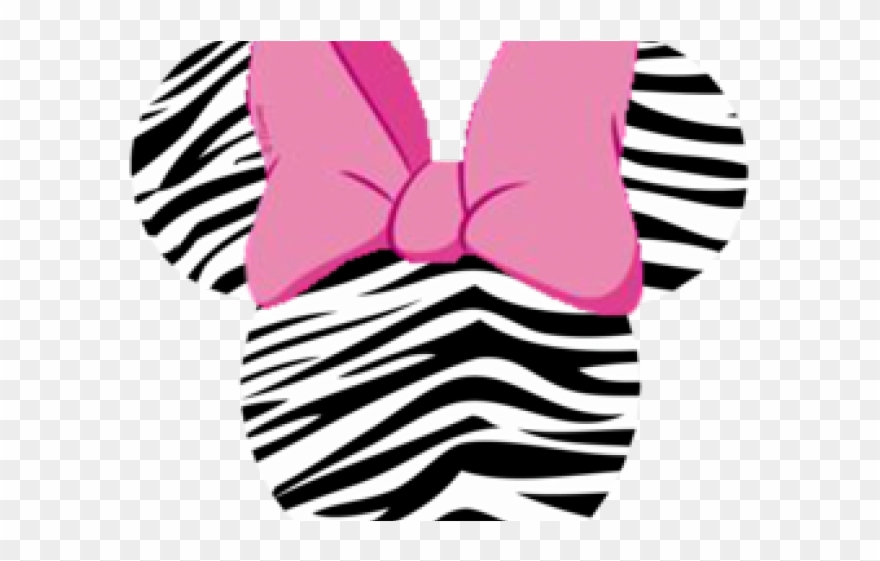 Minnie Mouse Clipart Leopard Print - Zebra Mickey Mouse - Png Download