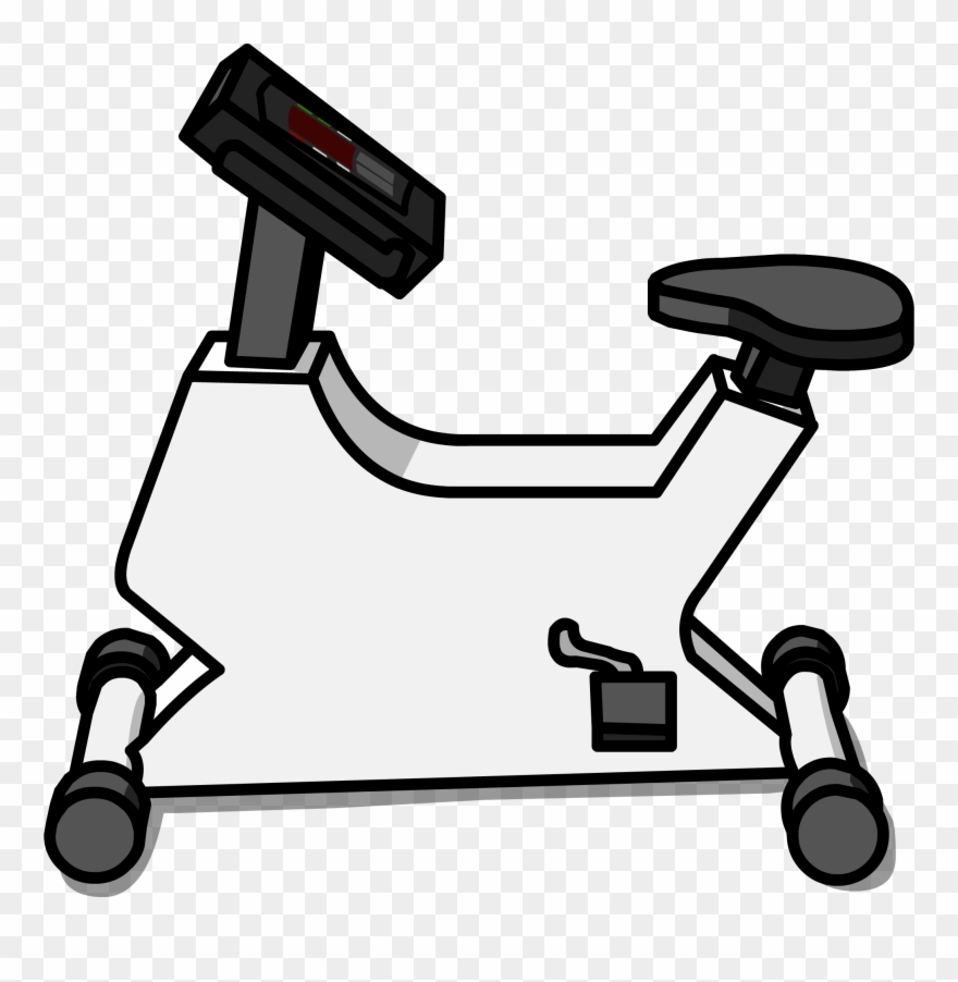 Exercise Bike Sprite 003 - Stationary Bicycle Clipart