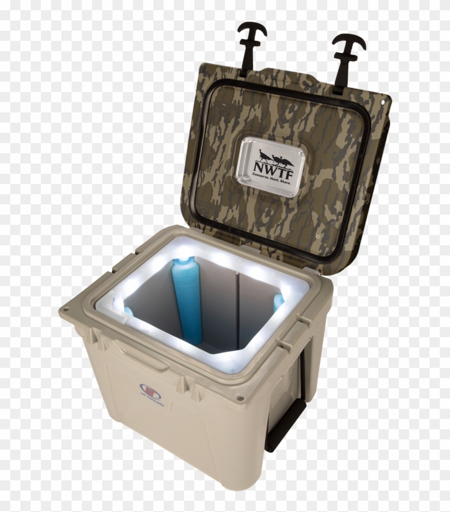 Every Lit Cooler Comes With Removable Ice Legs, Our - Camo Cooler Clipart