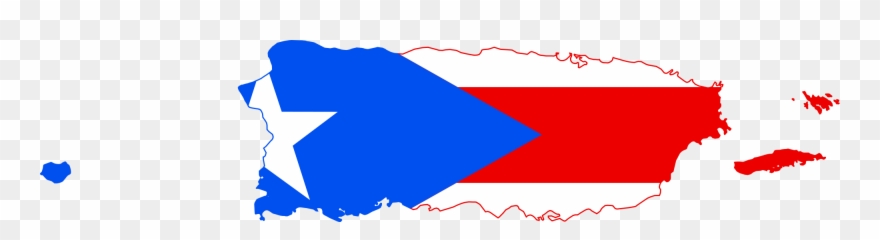 Puerto Rico Island Flag Clipart