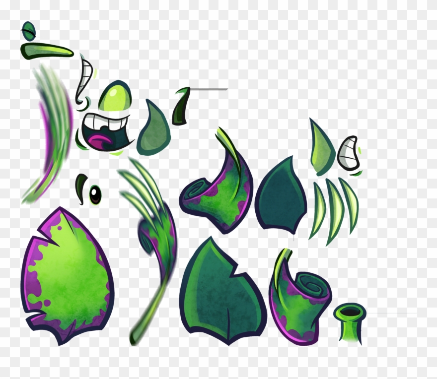 Mustache Waxer's Textures - Pvz Heroes Savage Spinach Clipart