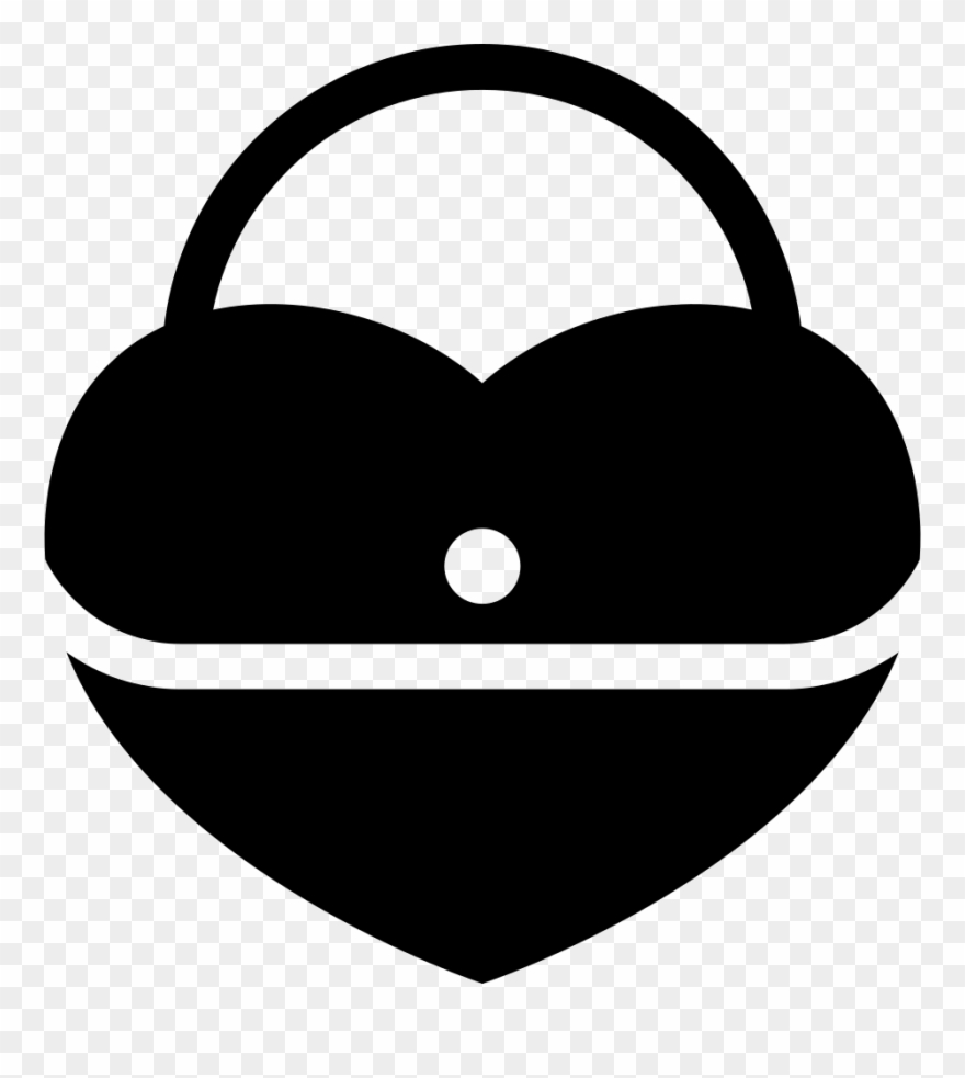 Heart Hand Bag Comments - Handbag Clipart