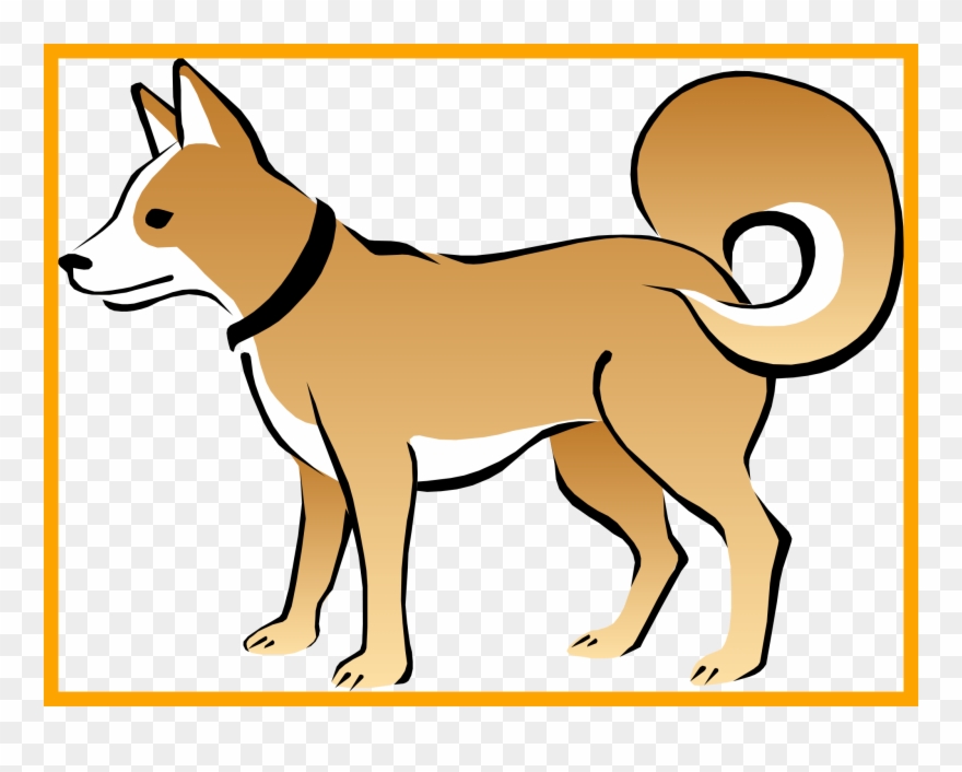 The Best Cute Dog At Doghouse In Garden Illustration - Transparent Background Dog Clipart - Png Download