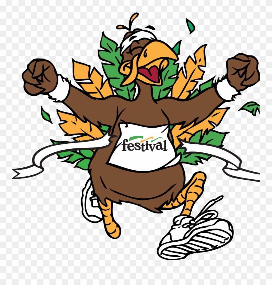 Festival Foods Turkey Trot Clipart