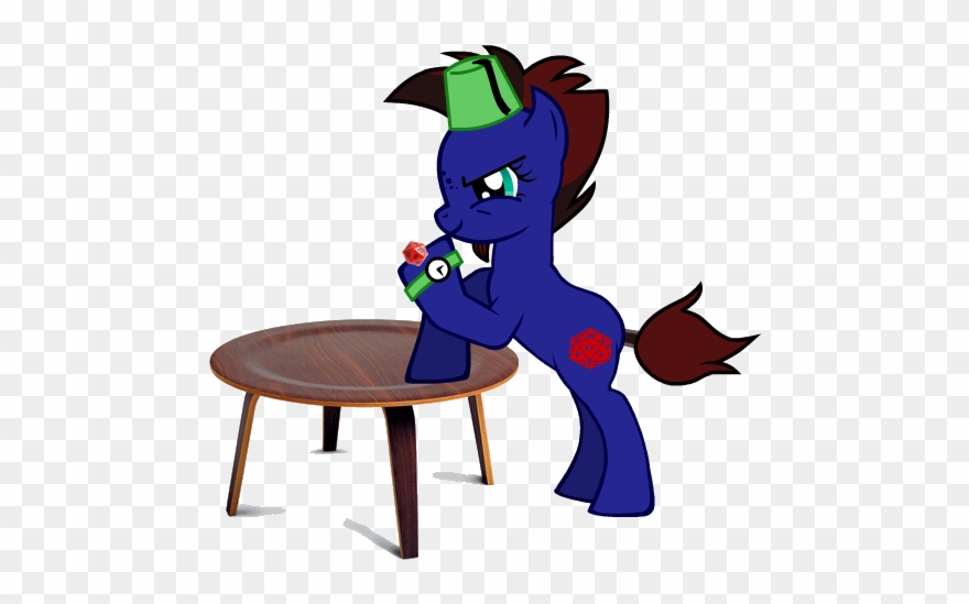 I Cast Magic Missile - Eames Table Clipart