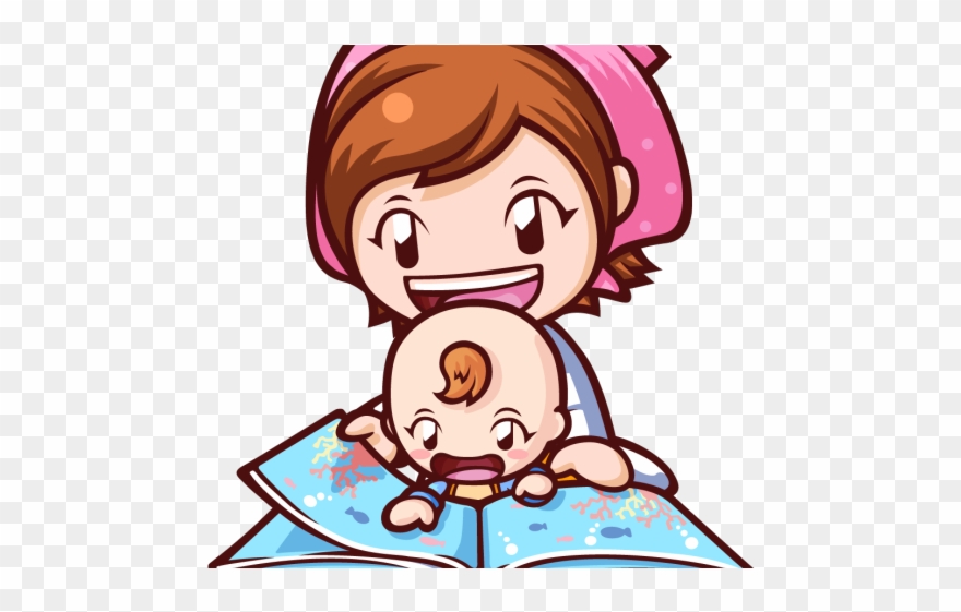 Mother And Baby Clipart Babysitter - Cooking Mama - Png Download