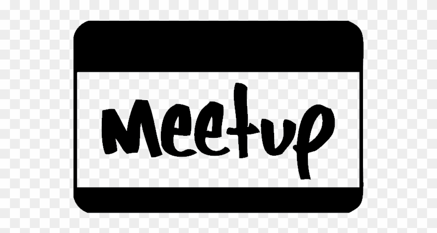 Follow Us - Meetup Logo Black And White Clipart