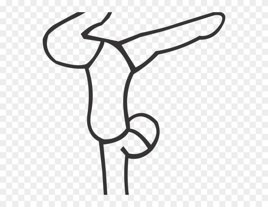 Female Gymnast - Uic Flames Women's Basketball Clipart