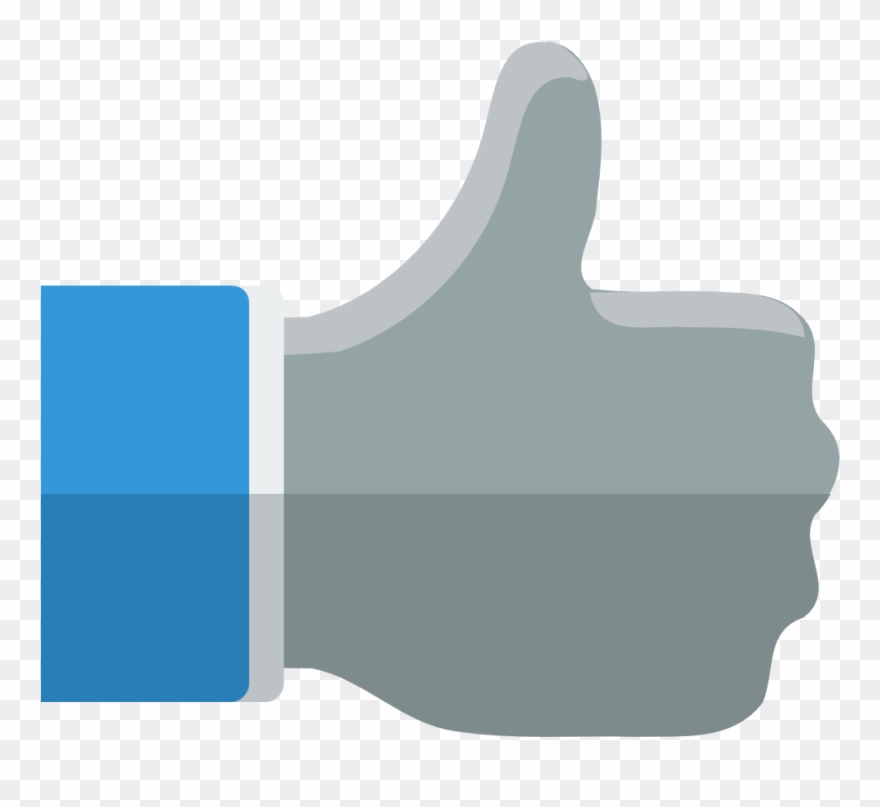 Isolated Thumbs Up Icon Bouncing Loop Motion Background - Thumbs Up Png Flat Clipart