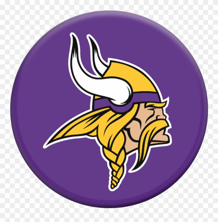 Nfl Minnesota Popsockets Grip - Minnesota Vikings Logo Clipart
