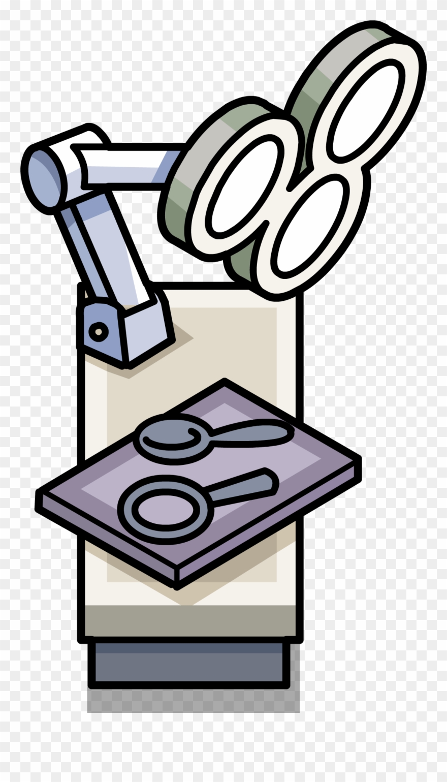 Operating Room Lights Sprite 002 - Surgical Lighting Clipart