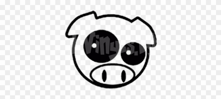Jdm Angry Pig Boy Vinyl Sticker - Swinka Subaru Clipart