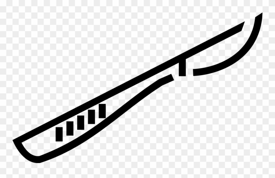 Vector Illustration Of Hospital Operating Room Scalpel - Bisturi Clipart - Png Download