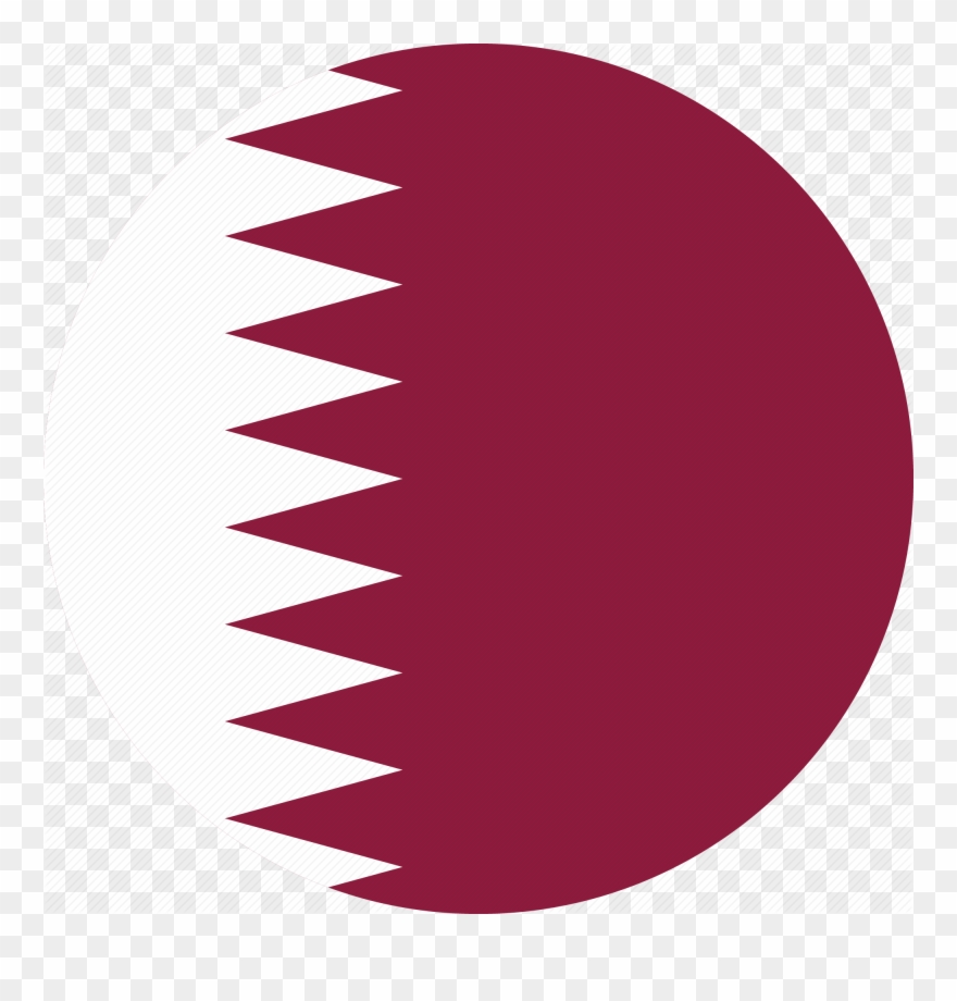 Oman - Oman - Qatar Flag Circle Png Clipart