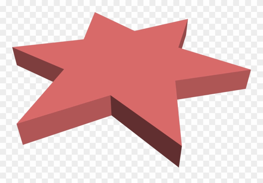 3d Star, Star, Transparent, Render, Png, Hq Photo - Illustration Clipart