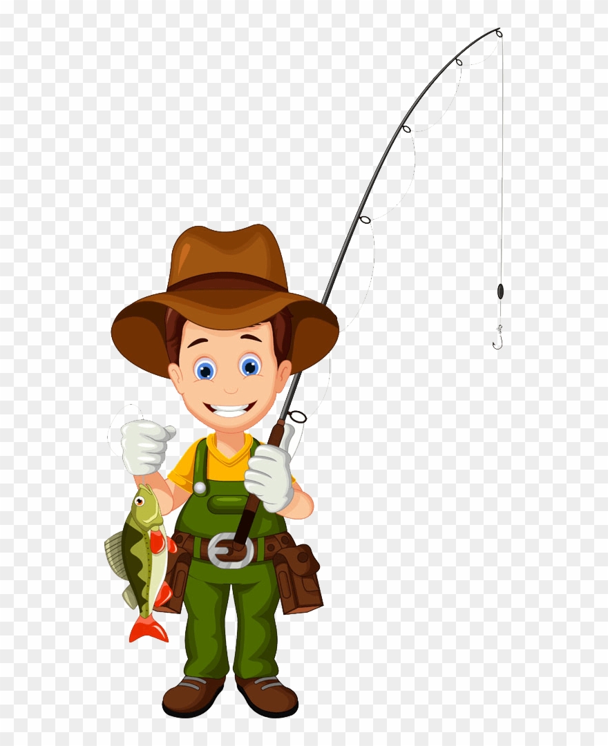 Catch Fish With Baby - Fishman Png Clipart